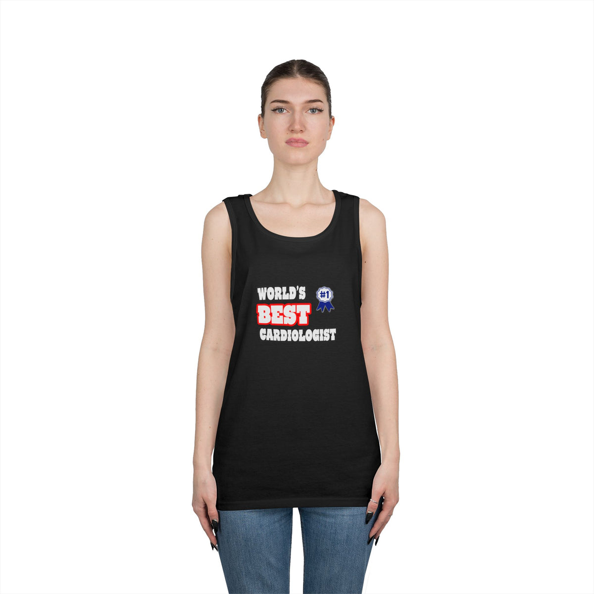 World's Best Cardiologist - Unisex Heavy Cotton Tank Top