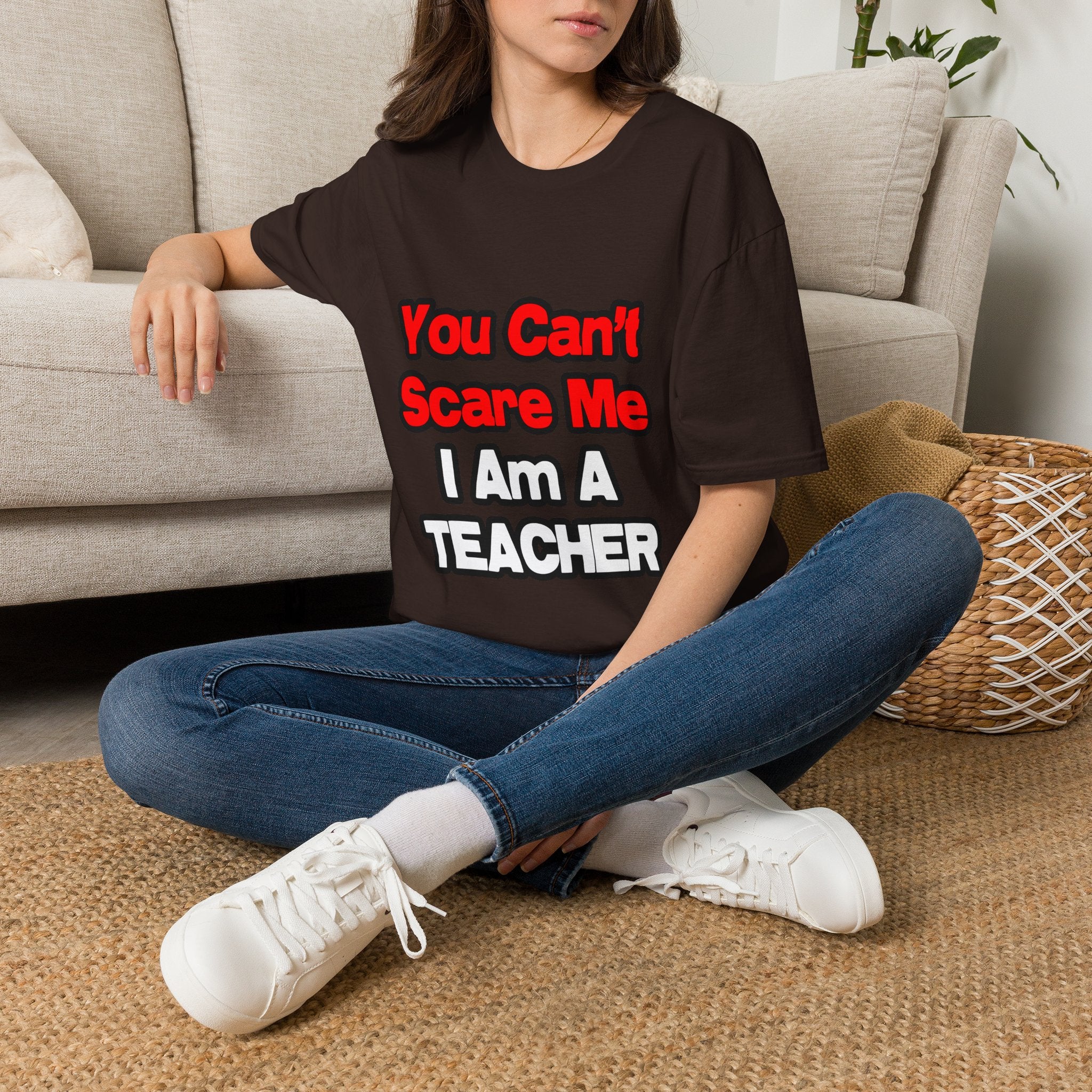 You Can't Scare Me...Teacher - Unisex Softstyle T-Shirt