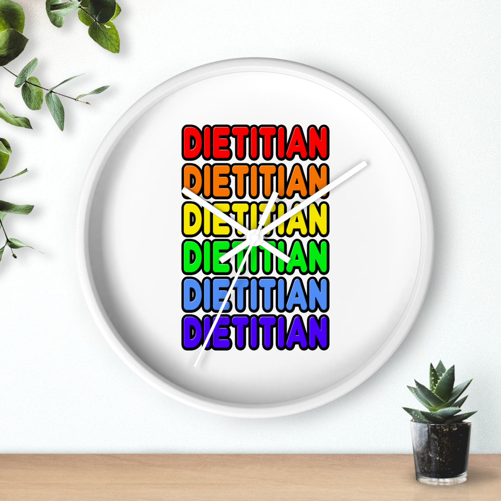 Rainbow Dietitian - Wall Clock