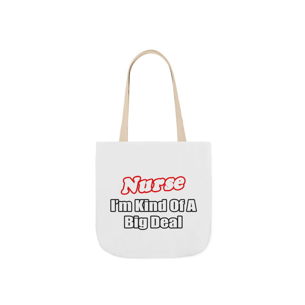 Nurse Big Deal - Canvas Tote Bag, 5-Color Straps