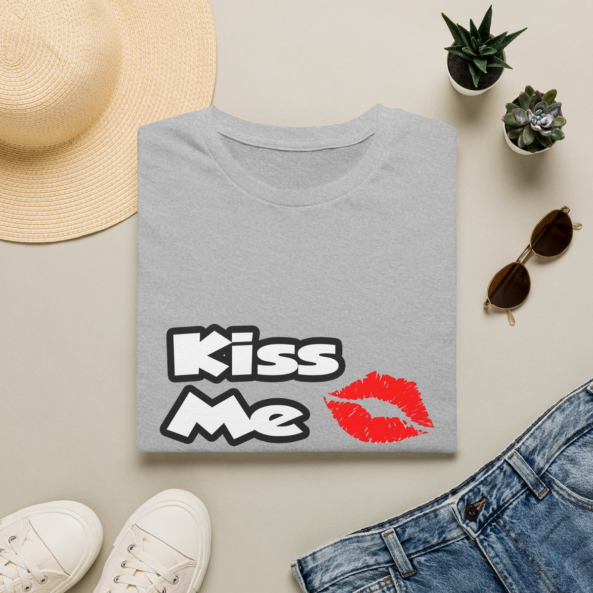 Kiss Me...I Am A Teacher - Unisex Softstyle T-Shirt