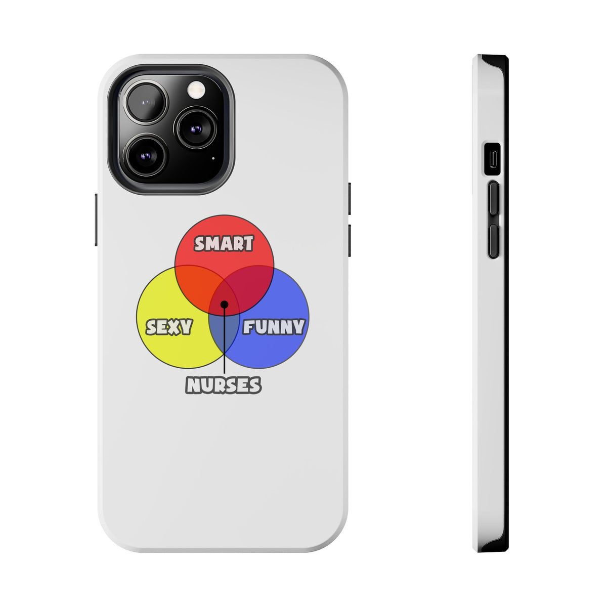 Venn Diagram .. Nurses - Tough Phone Cases