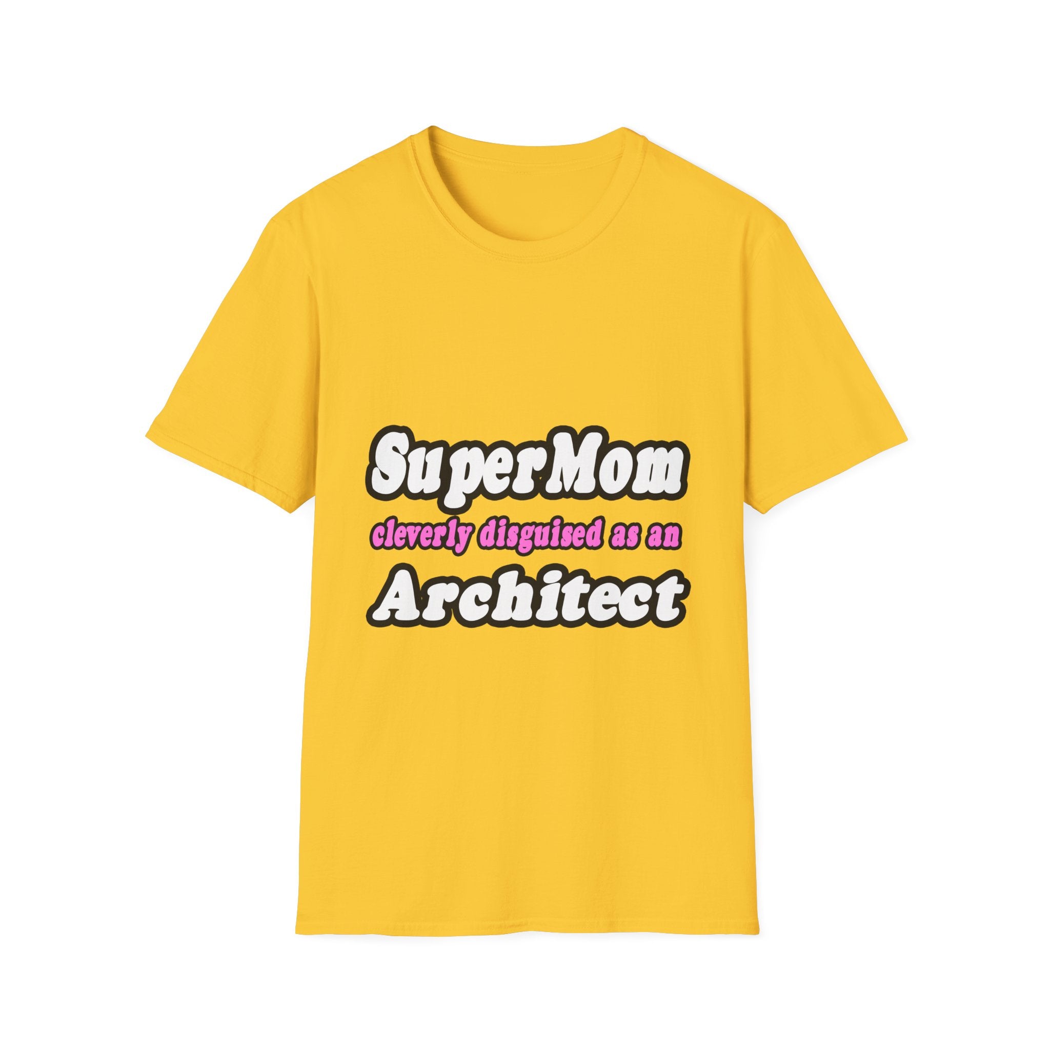SuperMom...Architect - Unisex Softstyle T-Shirt