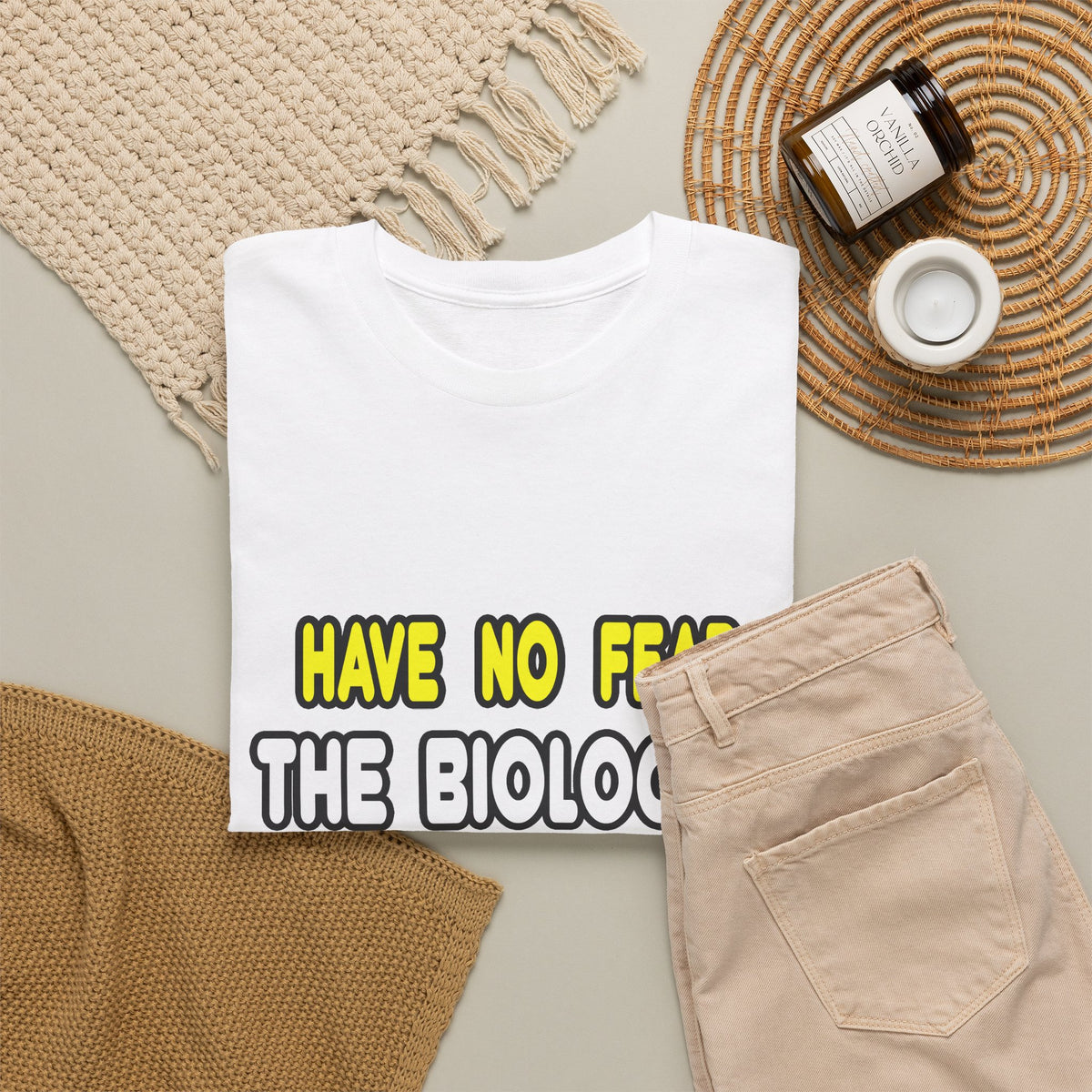 Have No Fear, The Biologist Is Here - Unisex Heavy Cotton Tee