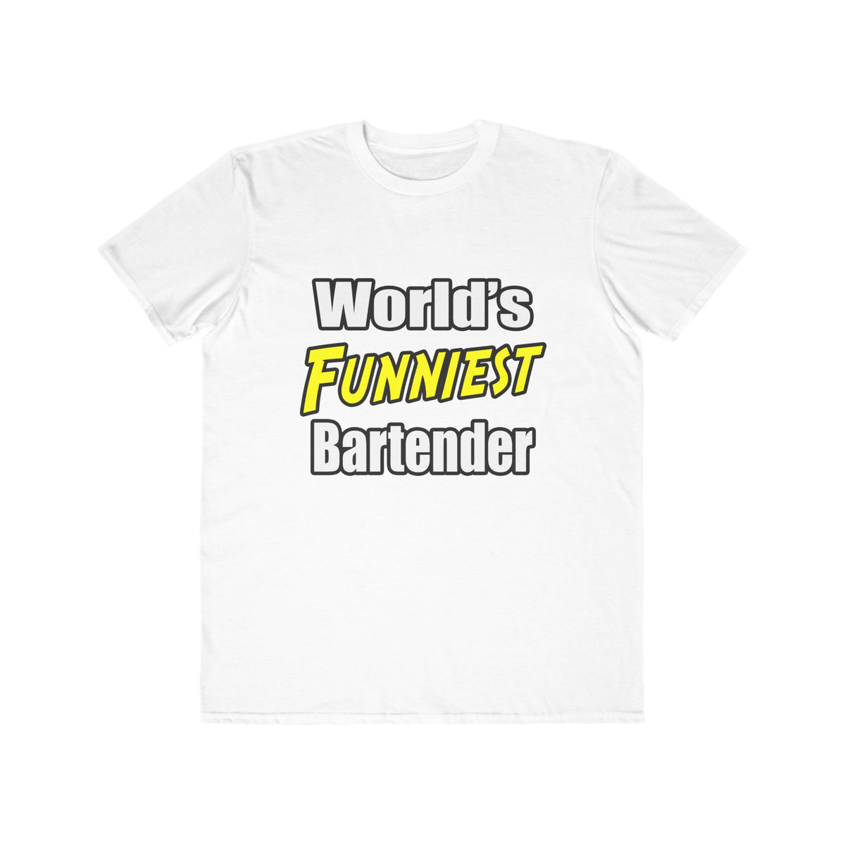 World's Funniest Bartender - Men's Lightweight Fashion Tee