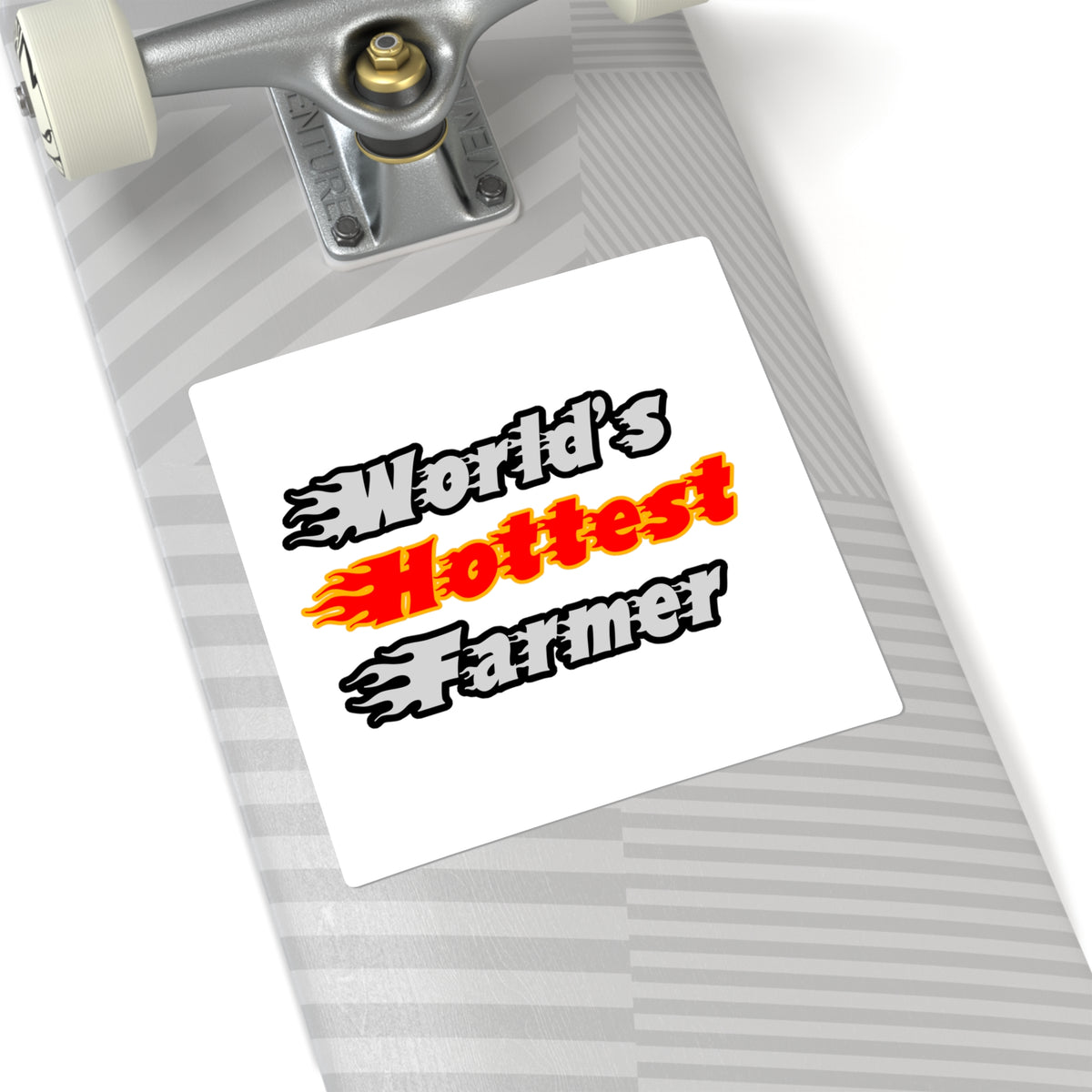 World's Hottest Farmer - Square Stickers