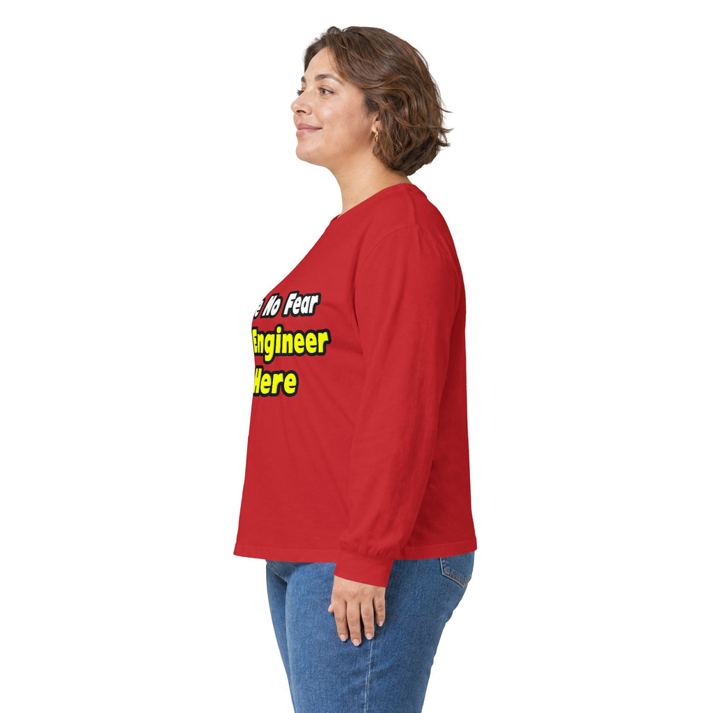 No Fear, The Engineer Is Here - Unisex Ultra Cotton Long Sleeve Tee