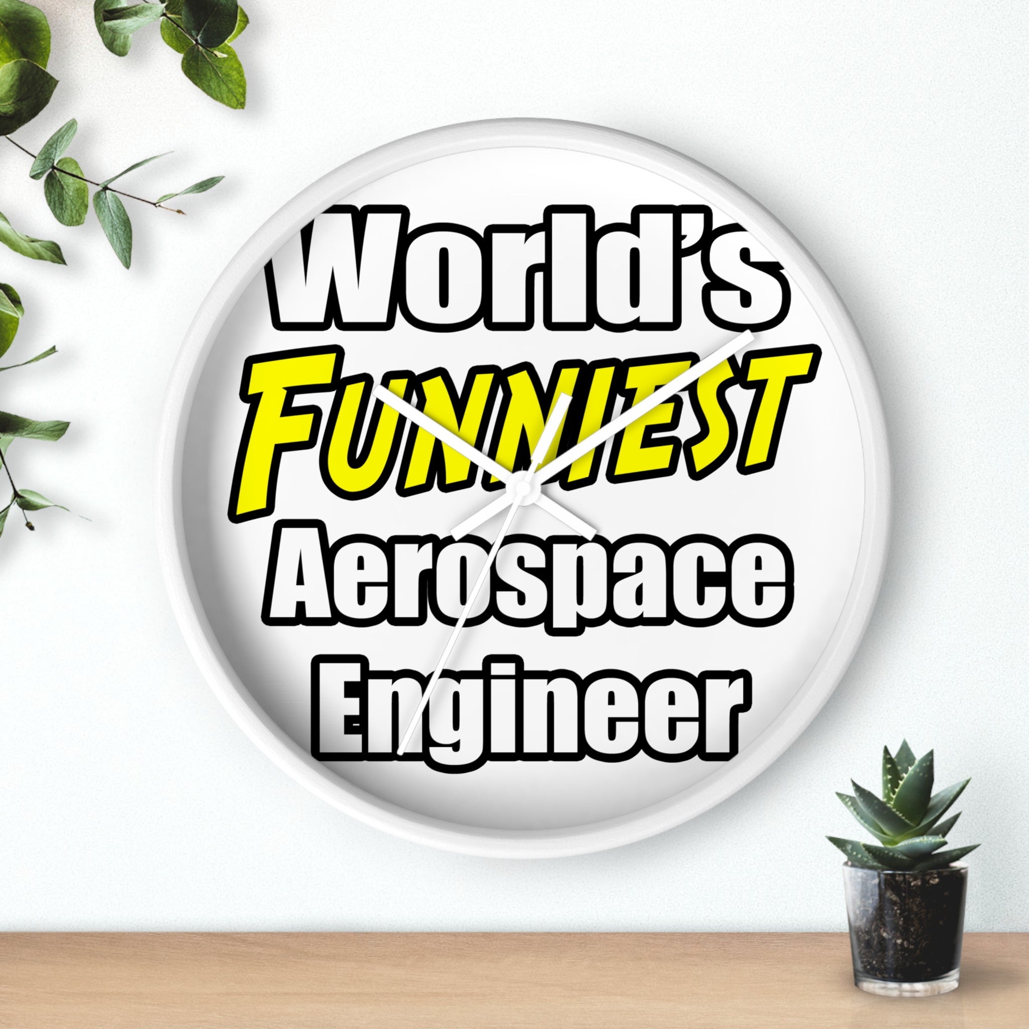 World's Funniest Aerospace Engineer - Wall Clock