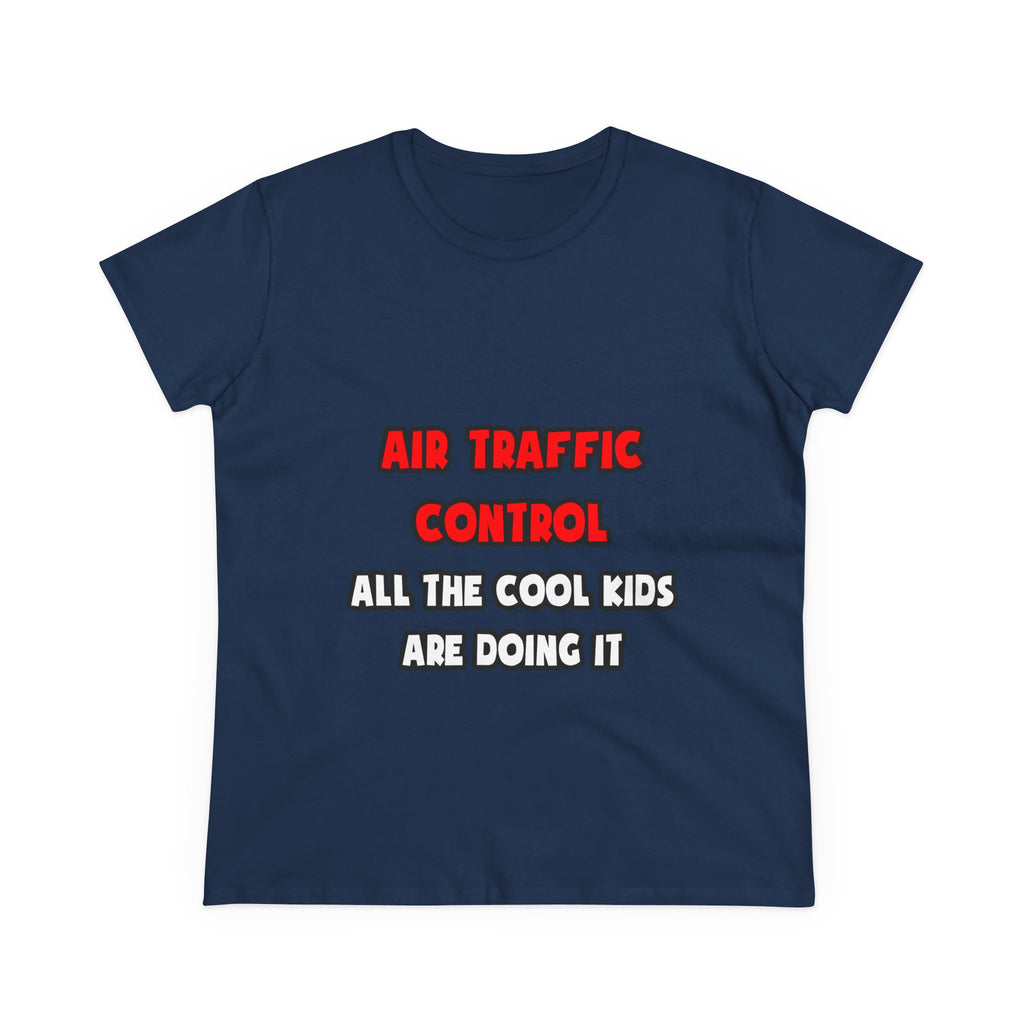Funny Air Traffic Controller Shirts - Women's Midweight Cotton Tee