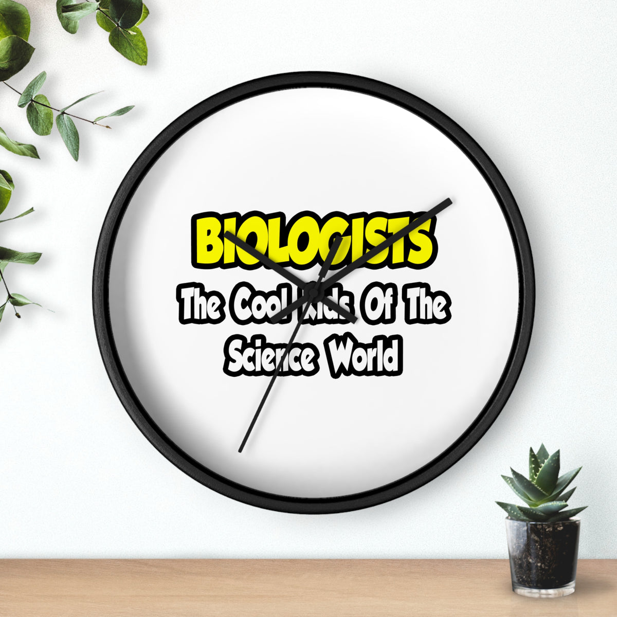 Biologists...Cool Kids of Science World - Wall Clock