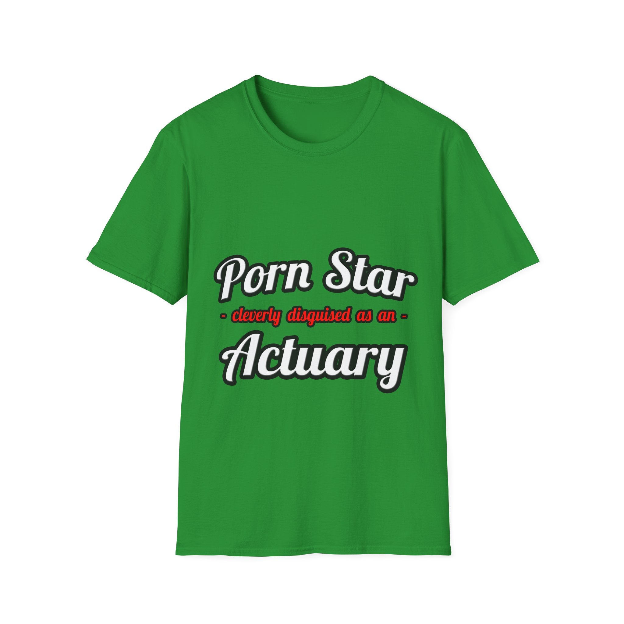 Porn Star ... Actuary - Unisex Softstyle T-Shirt