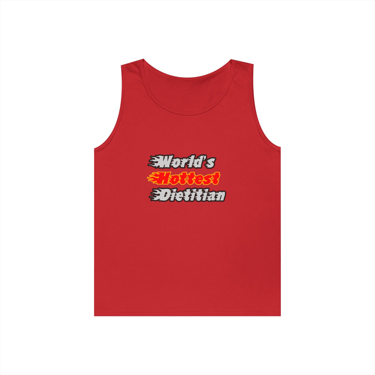 World's Hottest Dietitian - Unisex Heavy Cotton Tank Top