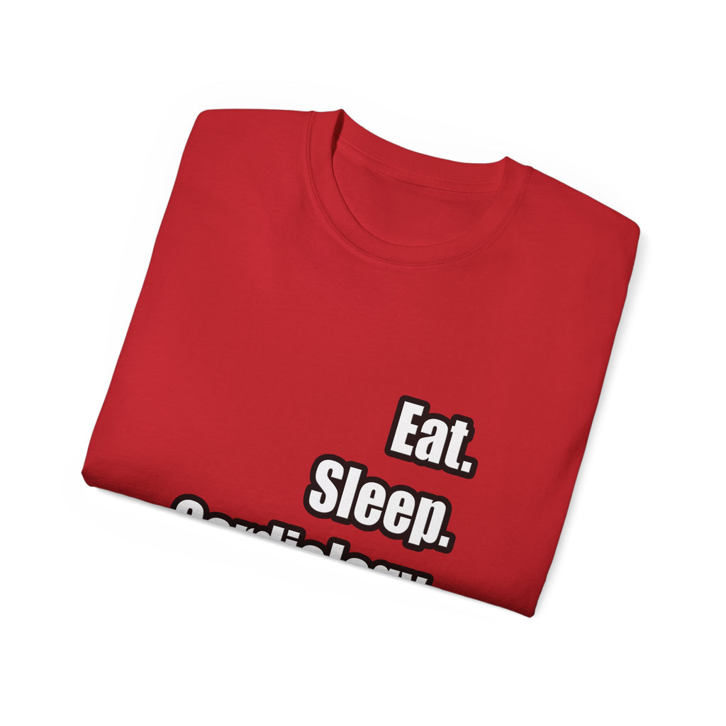 Eat. Sleep. Cardiology - Unisex Ultra Cotton Tee