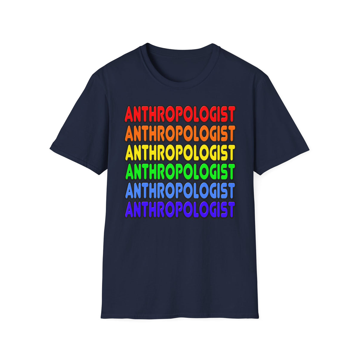 Rainbow Anthropologist - Unisex Softstyle T-Shirt