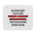 World's Greatest Archaeologist Joke - Mouse Pad (Rectangle)