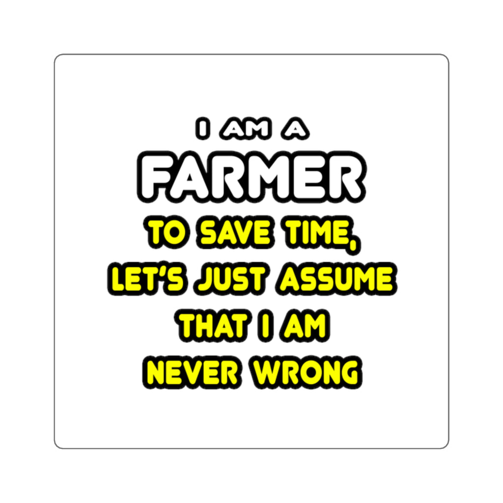 Funny Farmer T Shirts and Gifts - Square Stickers
