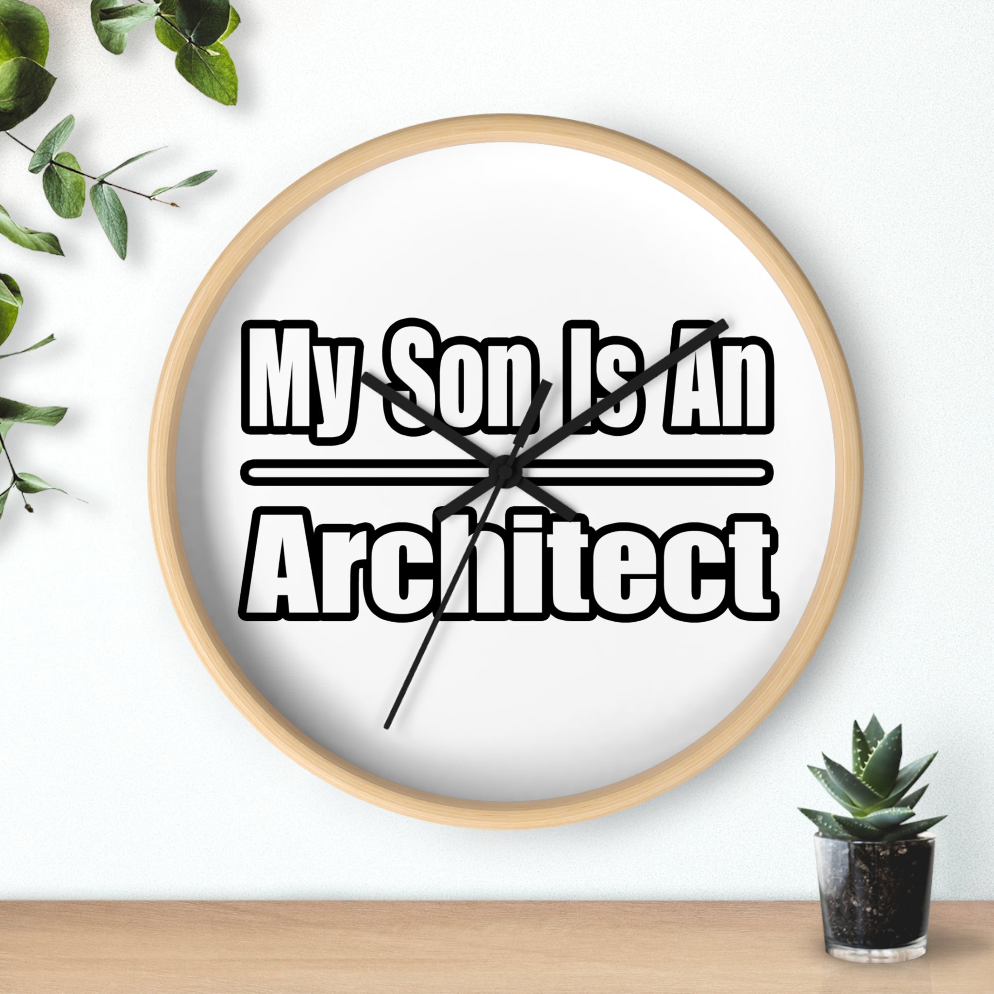 My Son Is An Architect - Wall Clock