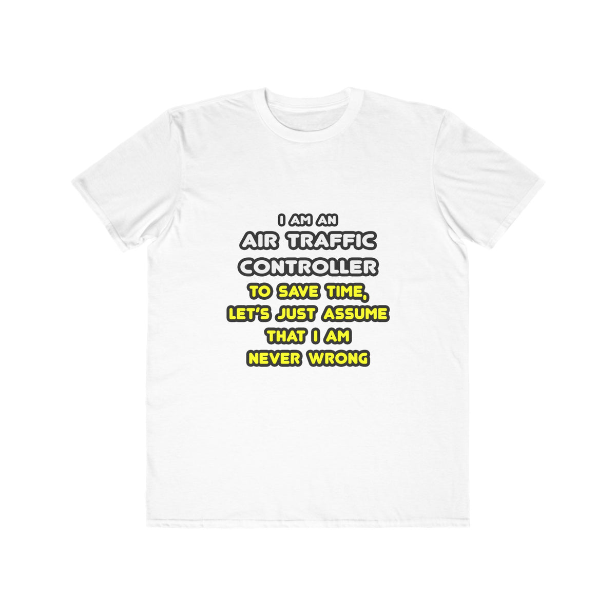 Funny Air Traffic Controller T Shirts - Men's Lightweight Fashion Tee